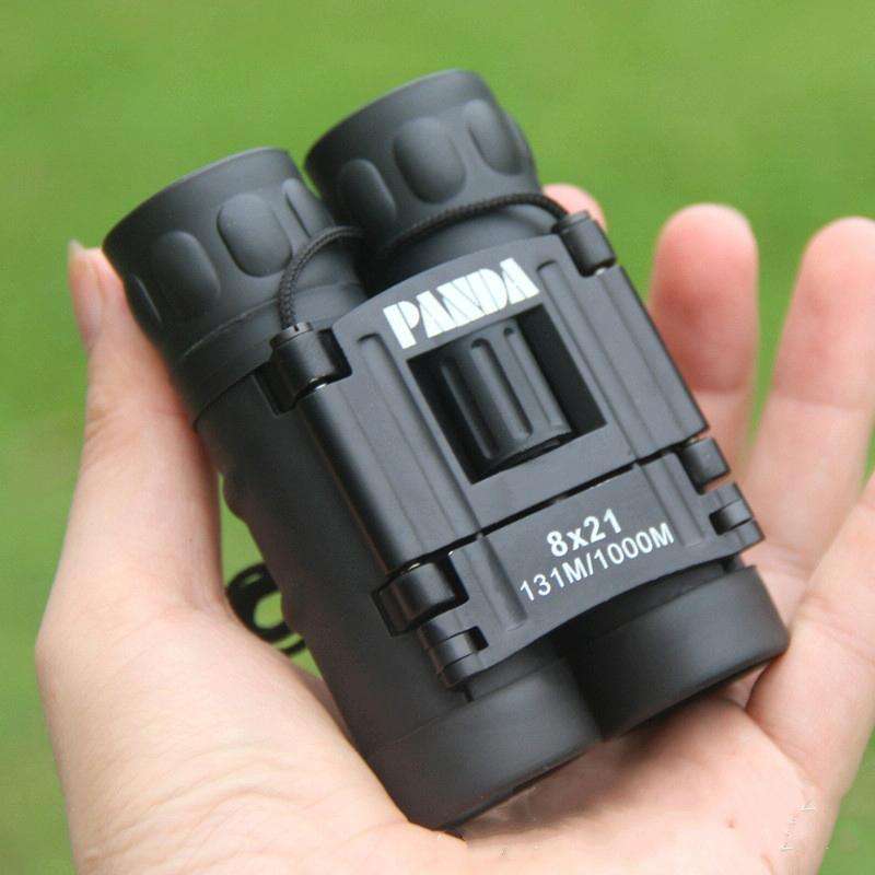 Compact 8X21 Telescope Full Optical Green Film HD Binocular Low Light Level Night Vision Telescope