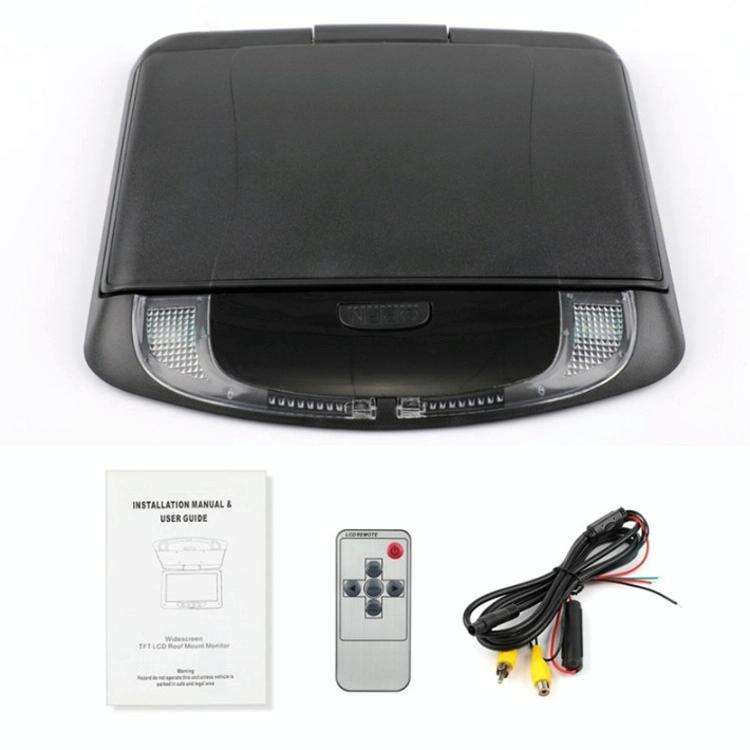 9 Inch Car HD Car Reversing Display Car Ceiling Display(Gray)