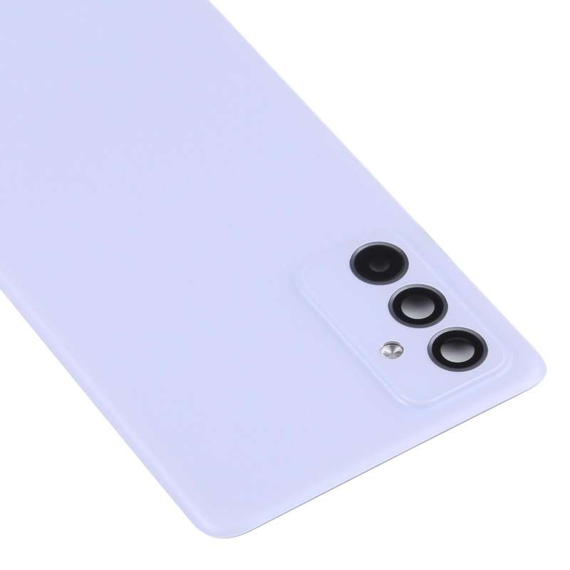For Samsung Galaxy A82 Battery Back Cover With Camera Lens (Purple)