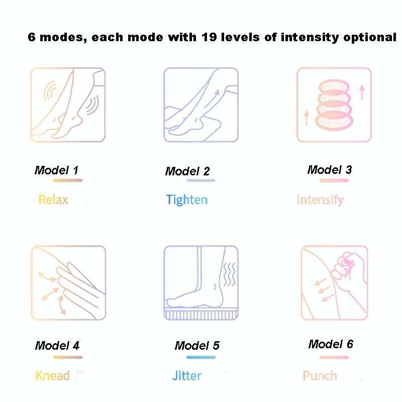 EMS Colorful Foot Massage Foot Pad Pulse Foot Massage Machine Smart Acupuncture Foot Massage Pad ...