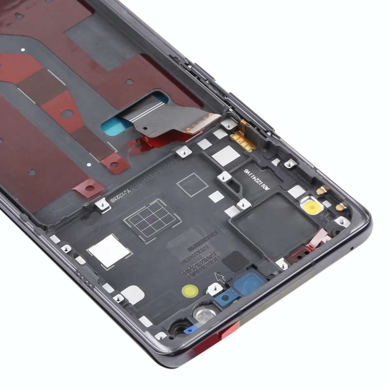 Original OLED LCD Screen for Huawei Nova 8 Pro 5G Digitizer Full Assembly With Frame(Black)