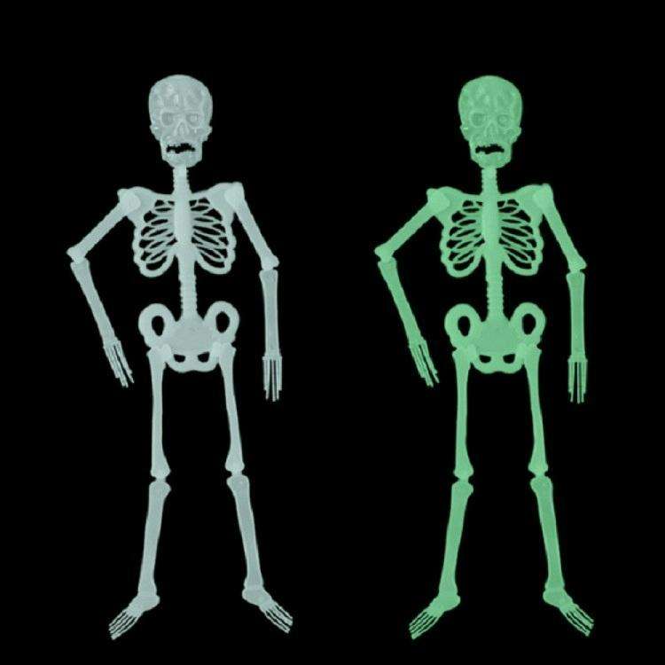 Luminous Skeleton Halloween Activity Props Bar Haunted House Decoration Supplies Fluorescent Skel...