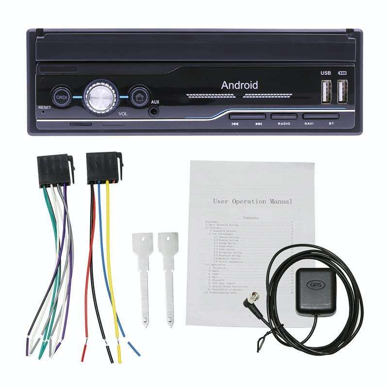 SWM 9702 Car HD 7 inch Android Radio Receiver MP5 Player, Support FM & Bluetooth & GPS & WiFi