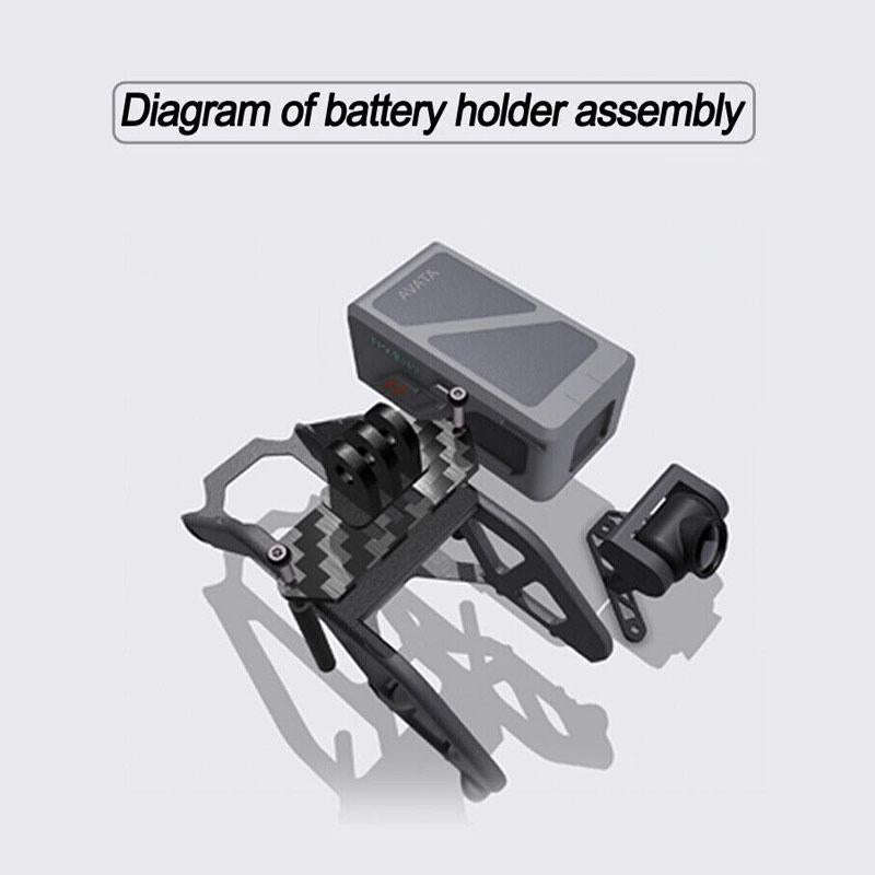 Suitable for DJI Avata 3.5-inch Upgrade Frame Kit, Style: Rack+4 Motors