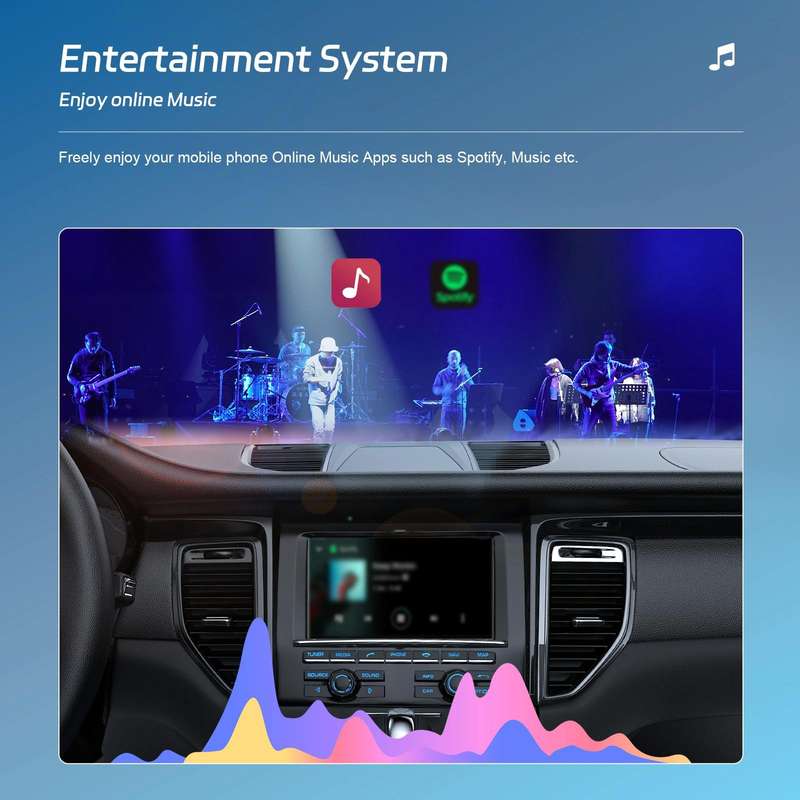 Universal Original Car Wired Cable Carplay To Wireless Carplay Box(Standard)