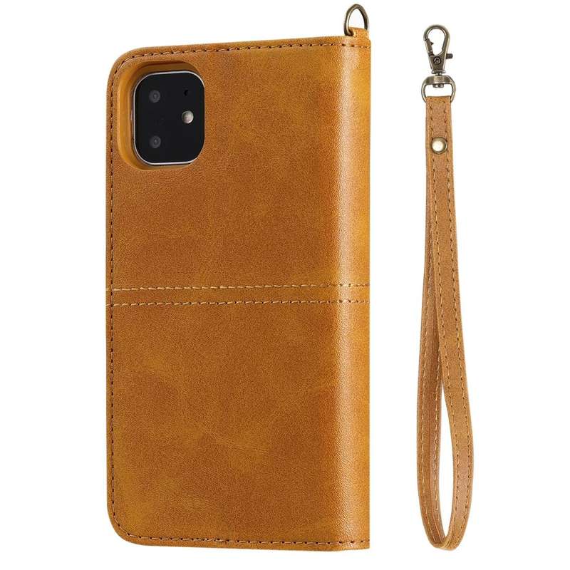 For iPhone 11 Multifunctional Detachable Magnetic Horizontal Flip Leather Case with Card Slots & ...