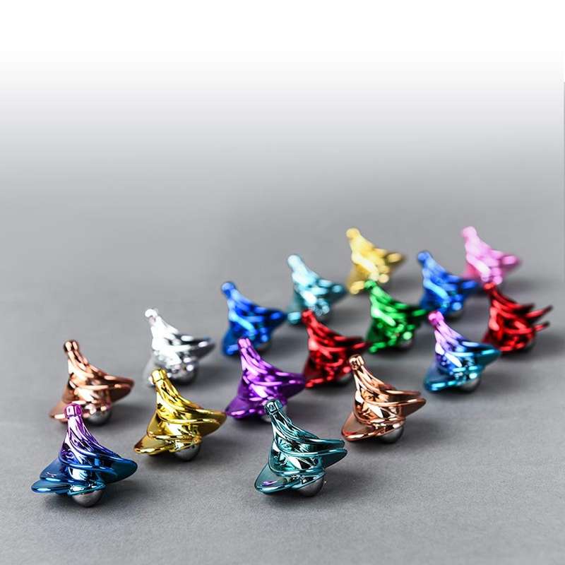 Air Aerodynamic Wind Gyroscope Blown Spin Silent Stress Relief Toys WinSpin Wind Fidget Spinner(S...
