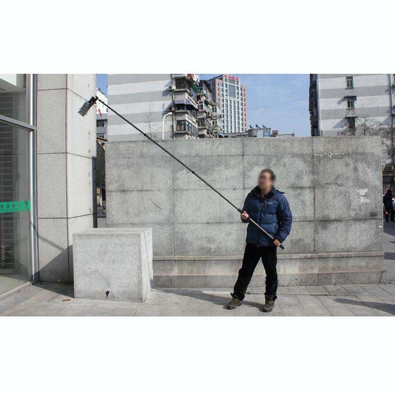 Aluminum Alloy Handheld Boom Pole Holder for SLR Camera / LED Light Microphone, Max Length: 173cm...