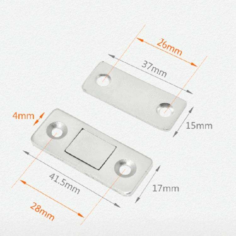 Ultra-thin Stealth Cabinet Kitchen Door Strong Magnetic Magnet Sliding Door