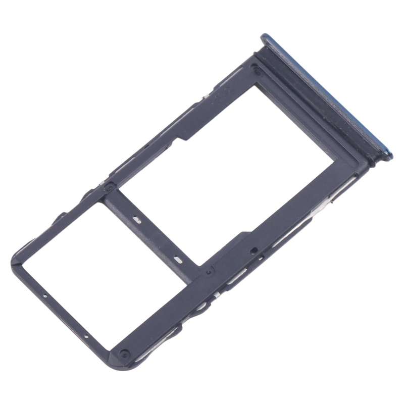 For TCL 20s Original SIM Card Tray + Micro SD Card Tray (Blue)