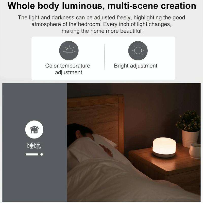 Original Xiaomi Youpin YLCT01YL Yeelight Smart Table Bedside Lamp Night Light, CN Plug