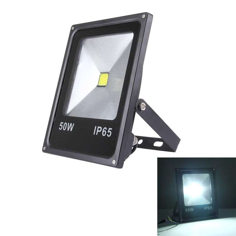 50W IP65 Waterproof White Light LED Floodlight, 4500LM Lamp, AC 85-265V