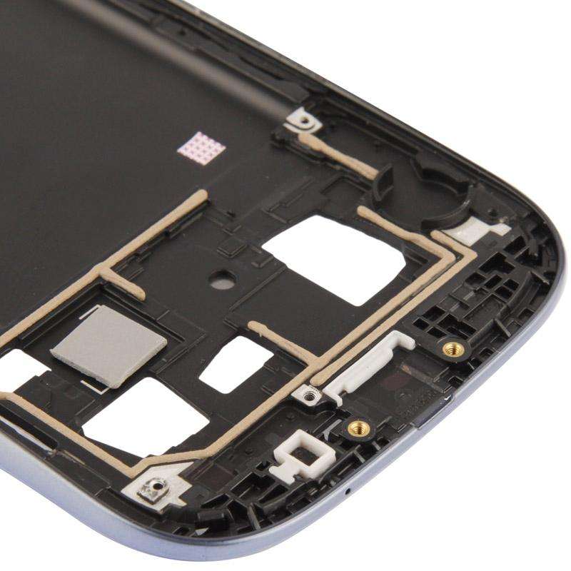 For Galaxy S III / i9300 Original 2 in 1 LCD Middle Board + Original Front Chassis(Dark Blue)