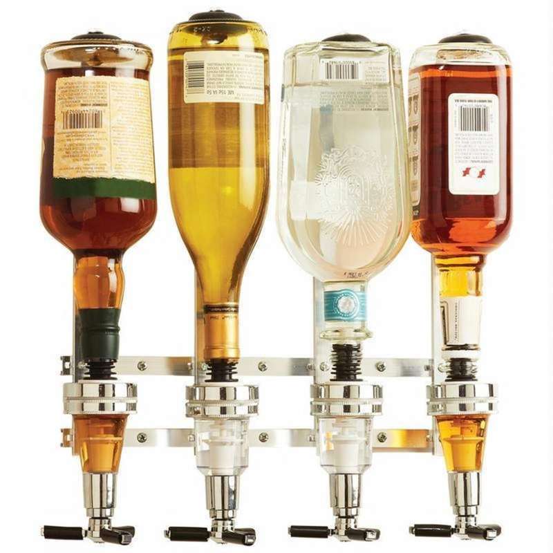 Aluminum Alloy Wall-mounted Dosing Dispenser Cocktail Bartender Wine Head, Specification:Quantita...