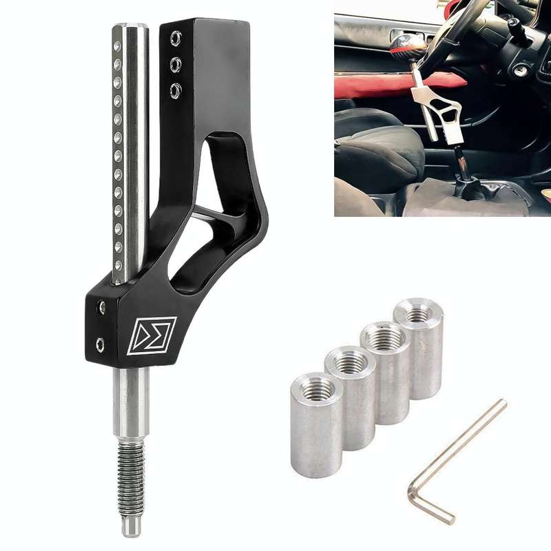 Car Modification Heightening Gear Shifter Extension Rod Adjustable Height Adjuster Lever Shift Le...