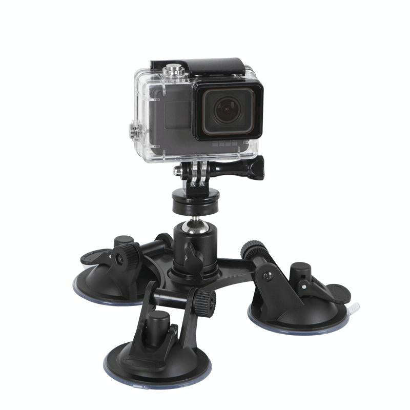 Car General Purpose Vehicle Bracket Suction Cup Fixed Glass Video Shooting Base, Shape: Suction C...