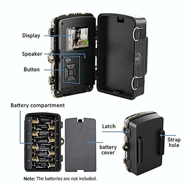 DL001 Hunting Camera 12MP 1080P 26 LEDs 940nm Night Vision
