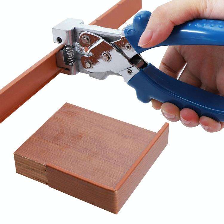 RUITOOL V-shaped Fold Pliers 90 Degree Angle Pliers Clamp Strip Edge Band Strip Pliers(Orange)