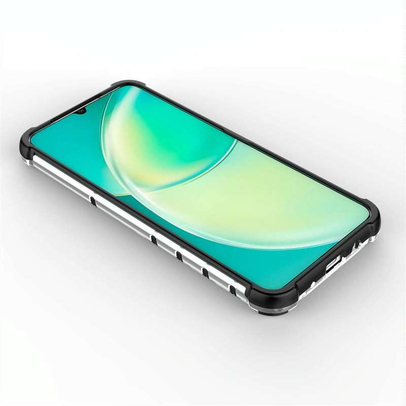 For Huawei Nova Y61 4G Honeycomb Shockproof Phone Case(Black)