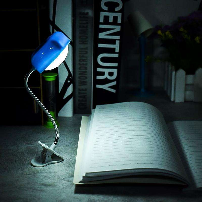 Mini Love Heart Clip LED Book Light Lamps Reading Book Desk Lamp Keyboard Light Eyes-Protect Ener...