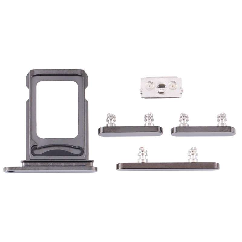 SIM Card Tray + SIM Card Tray + Side Keys for iPhone 12 Pro(Graphite)