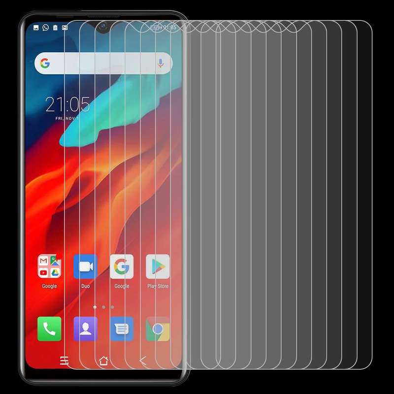 For Blackview A80 Plus 10 PCS 0.26mm 9H 2.5D Tempered Glass Film