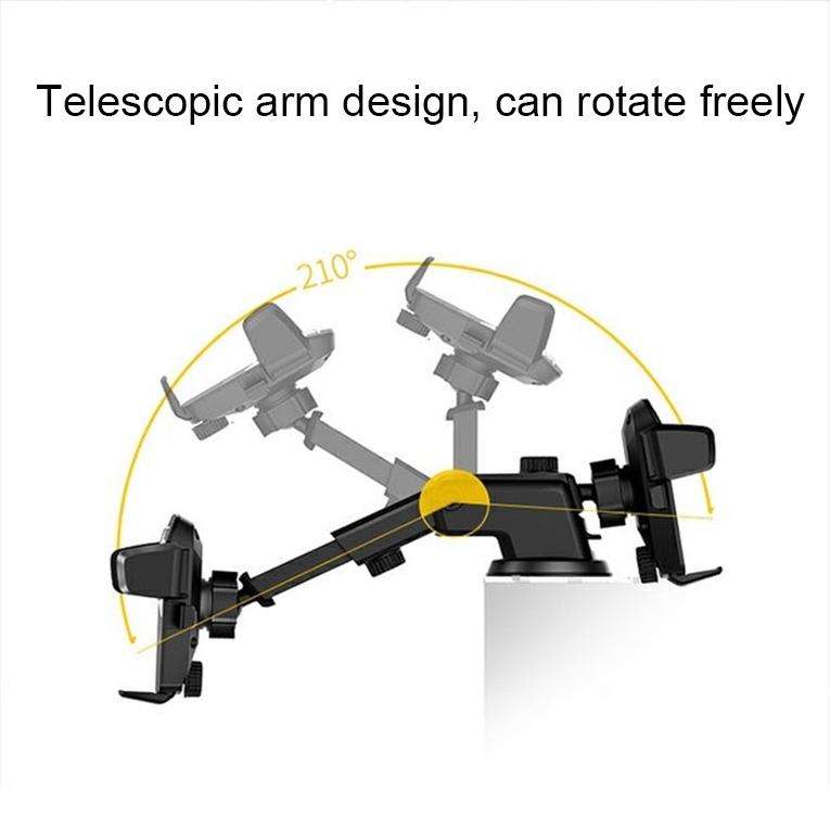 Multifunctional Telescopic Car Phone Holder(Gold)