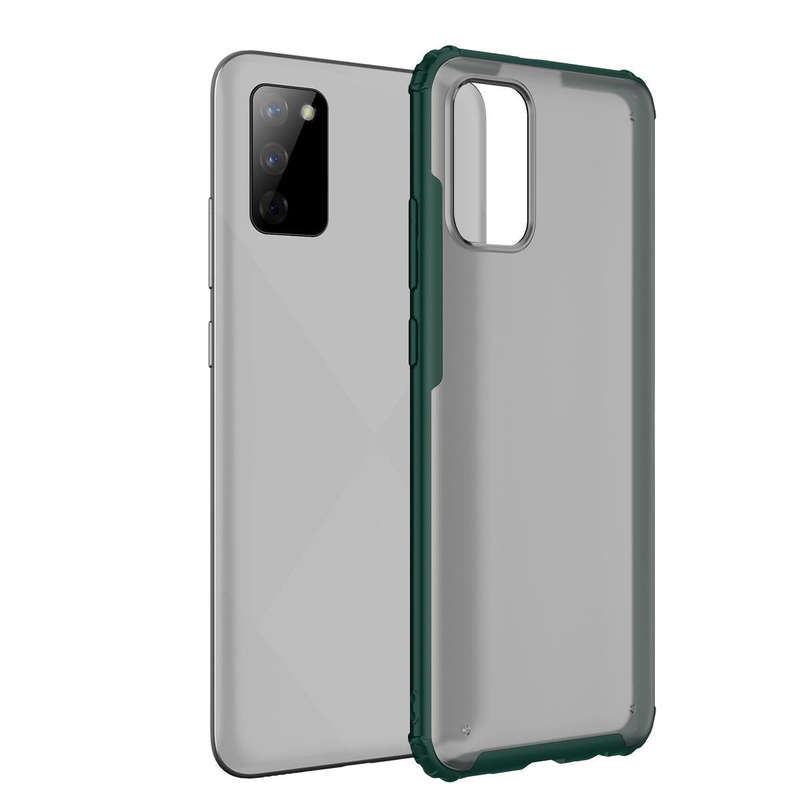 For Samsung Galaxy A02s (EU Edition) Four-corner Shockproof TPU + PC Protective Case(Green)