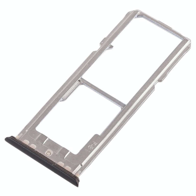 For OPPO A79 2 x SIM Card Tray + Micro SD Card Tray (Black)