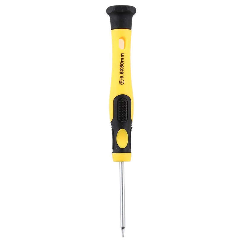 JIAFA JF-611-Y Tri-point 0.6 Repair Screwdriver for iPhone 7 & 7 Plus & Apple Watch(Yellow)