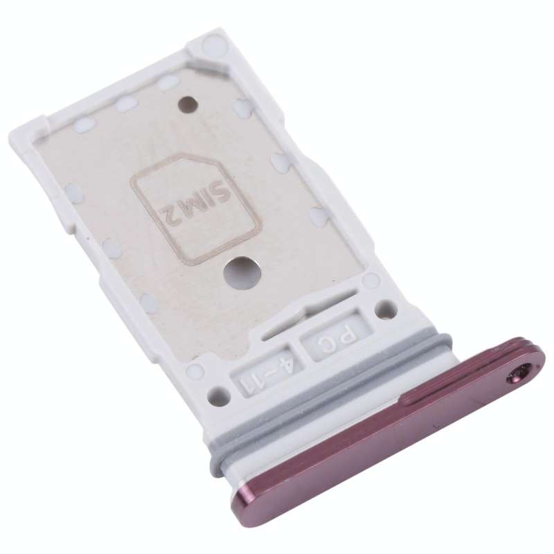 For Samsung Galaxy S22 Ultra 5G SM-S908B Original SIM Card Tray + SIM Card Tray (Purple)