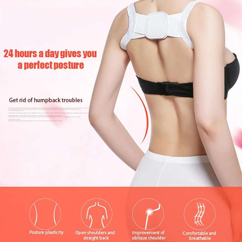 Adjustable Women Back Posture Corrector Shoulder Support Brace Belt Health Care Back Posture Belt...