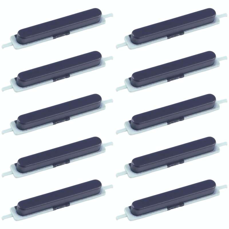 For Samsung Galaxy F15 5G SM-E156B 10pcs Original Power Button and Volume Control Button (Black)