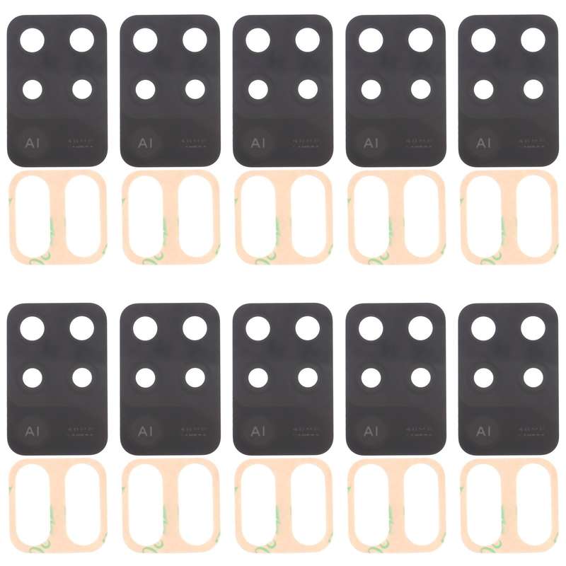 For OPPO F19 Pro CPH2285 10pcs Back Camera Lens