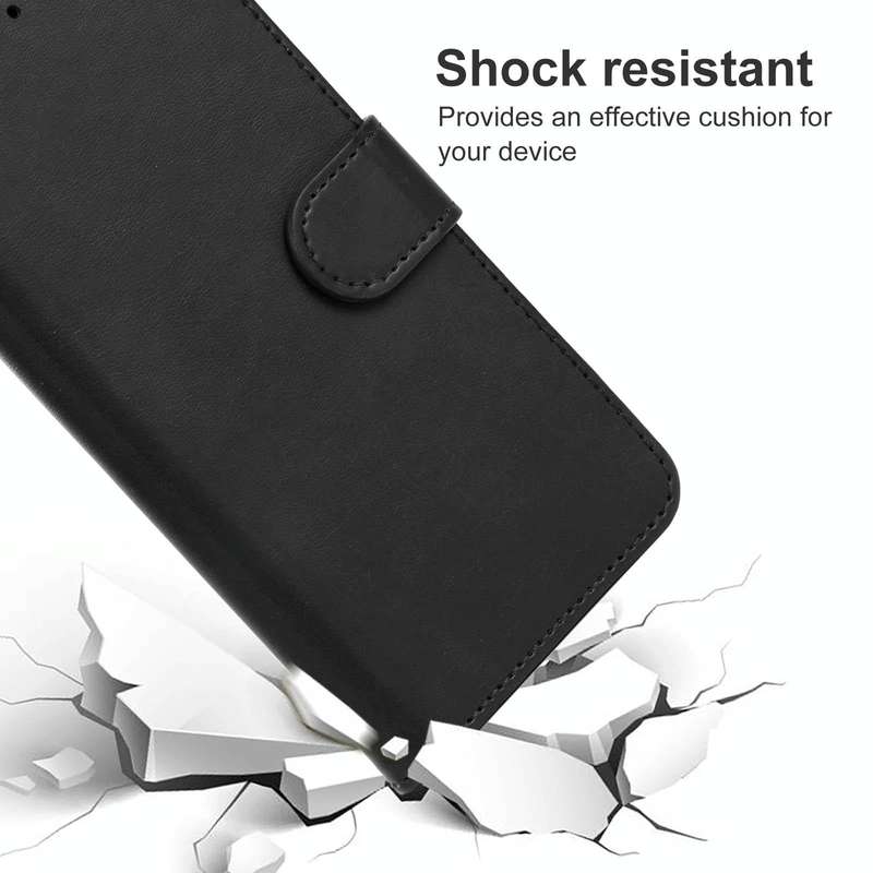 For Samsung Galaxy A10 Leather Phone Case(Black)