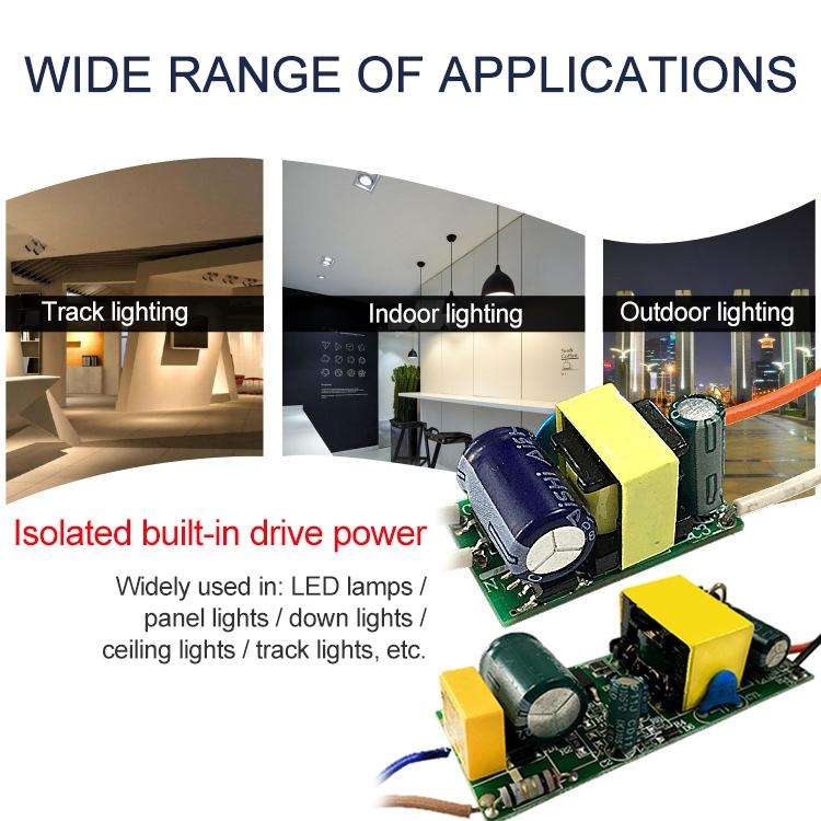 8-12W LED Driver Adapter Isolated Power Supply AC 85-265V to DC 24-46V
