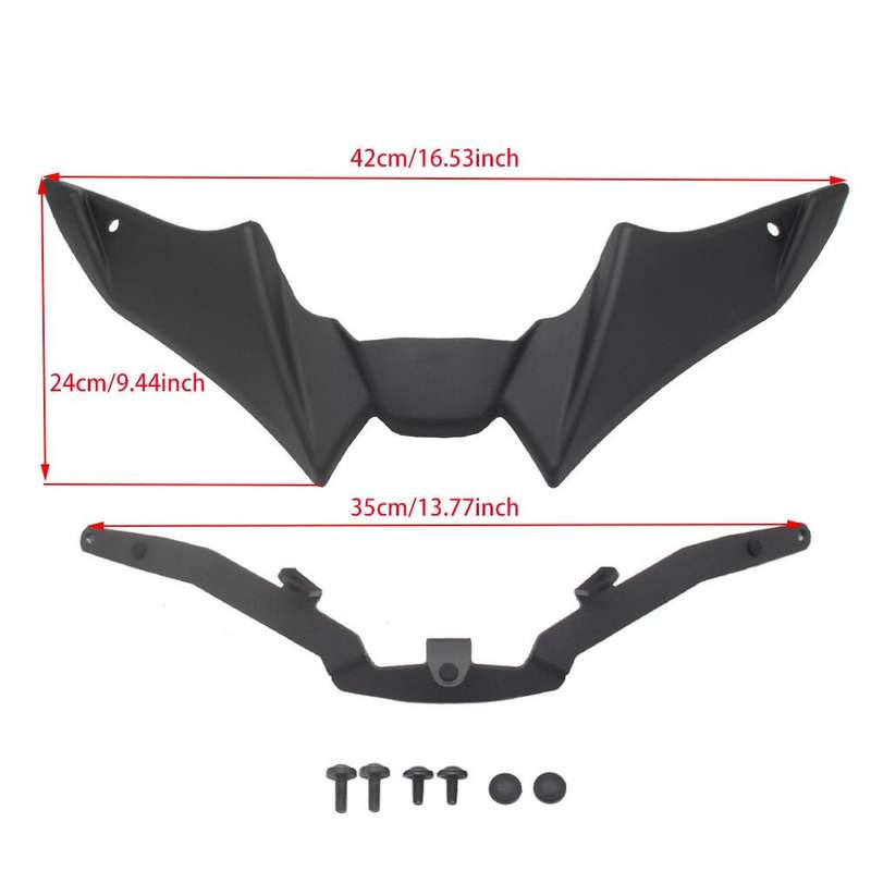 For Yamaha MT-09 2021-2023 Motorcycle Sport Downforce Naked Forntal Spoilers Aerodynamic Wing Def...