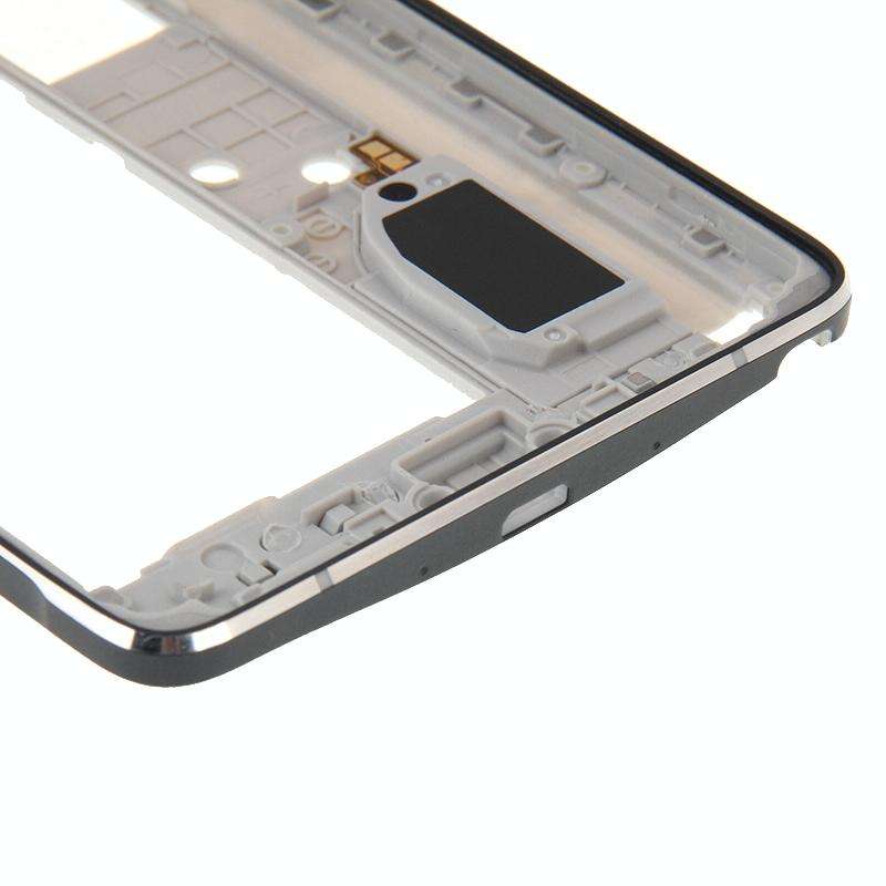 For Galaxy Note 4 / N910F Middle Frame Bezel Back Plate Housing Camera Lens Panel  (Black)