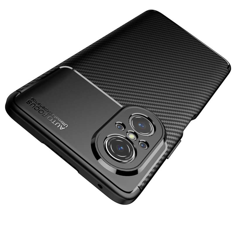 For Huawei nova 9 SE Carbon Fiber Texture Shockproof TPU Phone Case(Black)