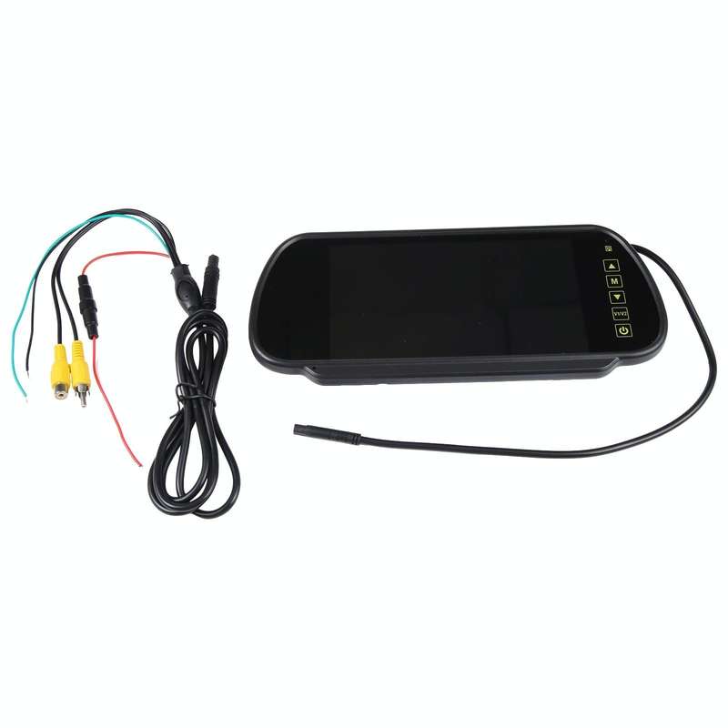 7 inch Rear View TFT-LCD Color Car Monitor , Support Reverse Automatic Screen Function
