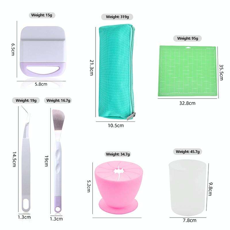 6 In 1+Recycler+Pen Holder Vinyl Weeding Tool Set DIY Silhouette Embossed Engraving Tool