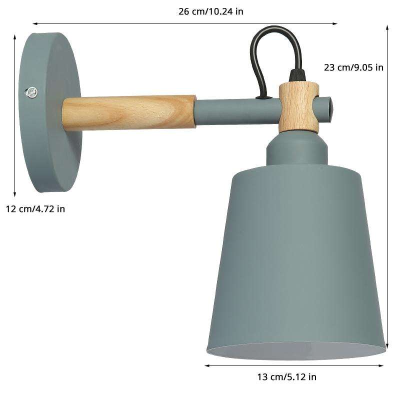 Staircase Aisle Bedside Bedroom Wall Lamp Creative Simple Background Restaurant Oblique Barrel Li...
