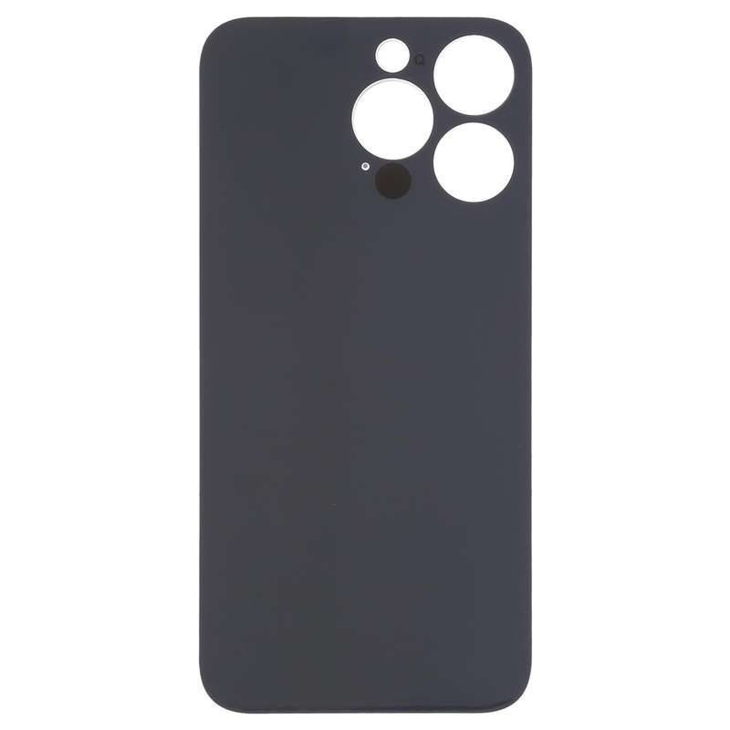 Easy Replacement Big Camera Hole Glass Back Battery Cover for iPhone 14 Pro(Silver)