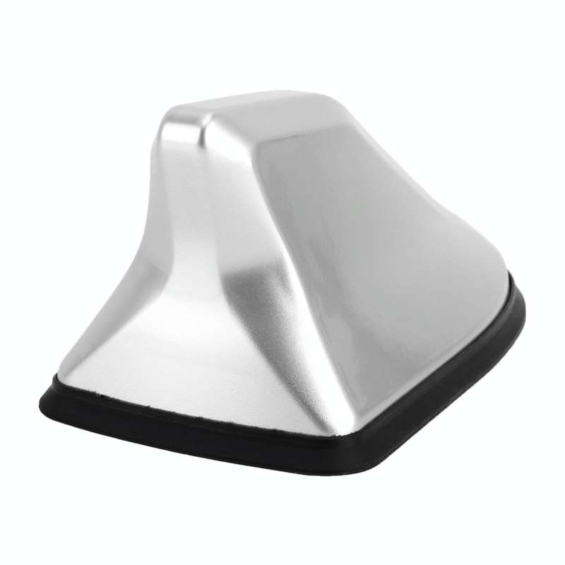 Universal Car Antenna Aerial Shark Fin Radio Signal (Silver)