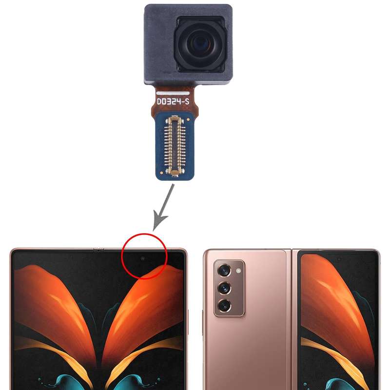 For Samsung Galaxy Z Fold2 SM-F916B Original Main Screen Front Facing Camera