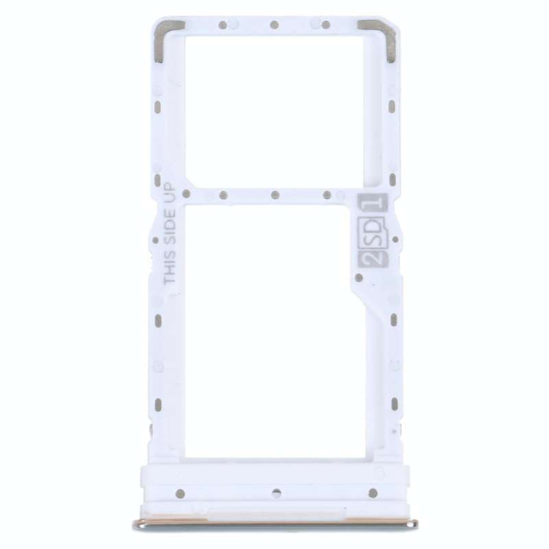 For Motorola Moto G52 SIM Card Tray + SIM / Micro SD Card Tray (Silver)