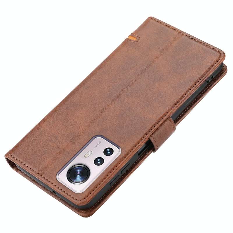 For Xiaomi 12 Pro Classic Wallet Flip Leather Phone Case(Brown)