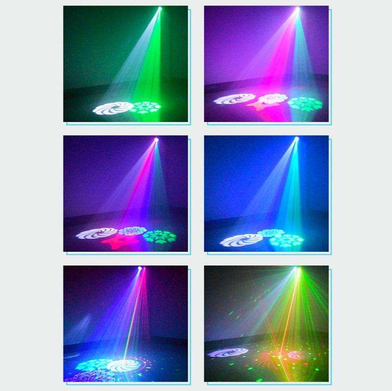 13W Colorful Flying Lights Projection Light LED Room Decoration Laser Light KTV Bar Sound Control...