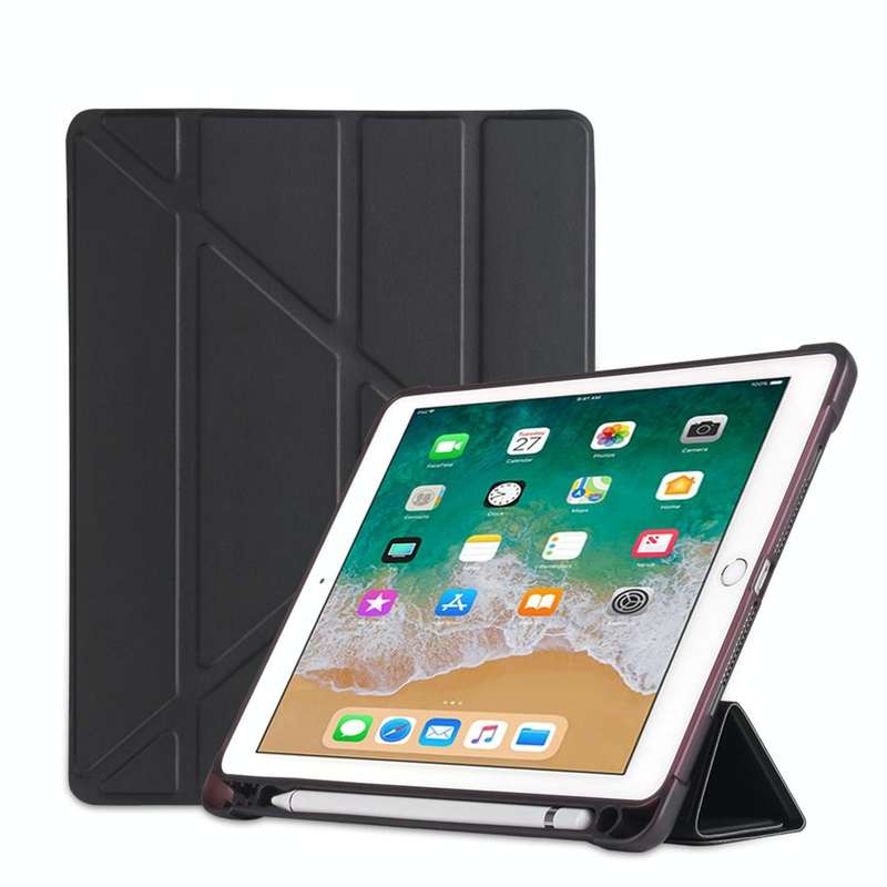 Multi-folding Shockproof TPU Protective Case for iPad 9.7 (2018) / 9.7 (2017) / air / air2, with ...