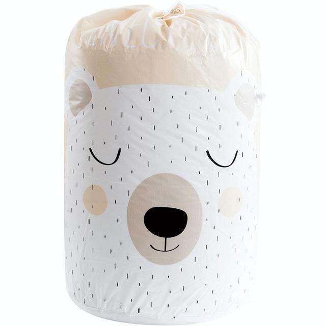 Large-capacity Household Waterproof Moisture-proof Quilt Storage Bag Packing Bag(Cute Beer)